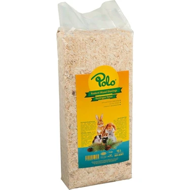Polo Kemirgen Talaşı 15 lt Doğal Çam Ağacı Kokusuyla Kemirgenler İçin Sağlıklı