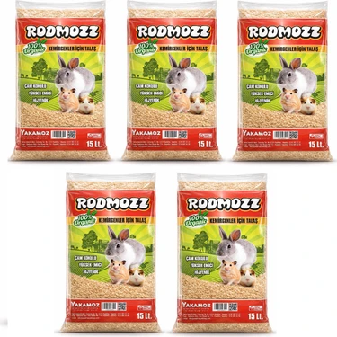 Rodmozz Kemirgenler Için Çam Talaşı 15 Lt x 5