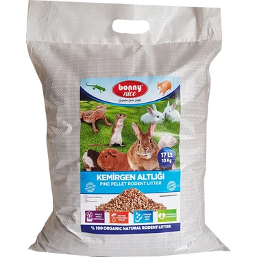 Bonny Nice Doğal Çam Pelet Ginepig Kafes Altlığı 10 kg 20
