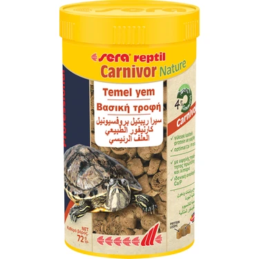 Sera Reptil Professional Carnivor 250 ml Etçil Sürüngenler için Zengin İçerikli Kuru