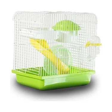 Dayang Zampa Colima Hamster Kafesi 22,5 x 17 x 25 cm Renkli Tasarım Kolay Temizlenebilir Küçük