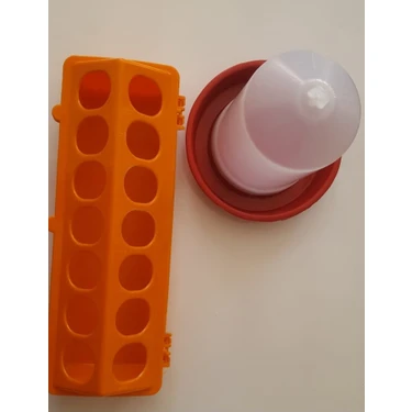 Tekplast Civciv Yemliği 30 cm  & Civciv Suluğu 0,8