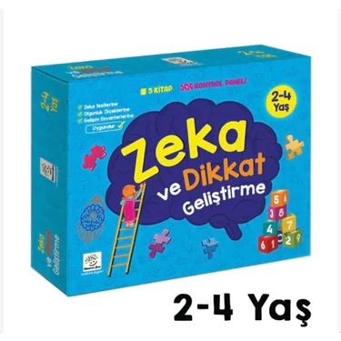 Yükselen Zeka Yayınları Zeka ve Dikkat Geliştirme Seti 2-4 Yaş Eğitici Özellikli 5