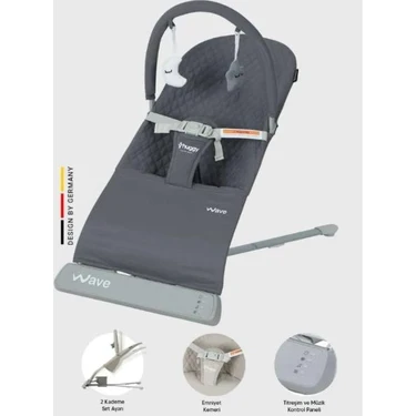 Huggy Wave Bebek Hareket Ettikçe Sallanabilen Kademeli Müzikli Titreşimli