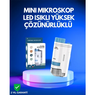 Pmma Optik Lensli Kompakt Taşınabilir