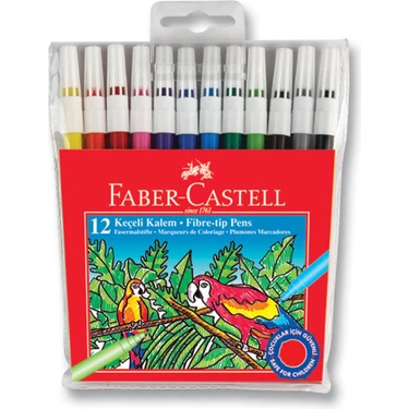Faber-Castell Faber Castell 12'li Keçeli