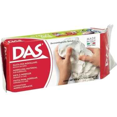Das Seramik Hamuru Beyaz 1/2 Kg. (500 Gram) - 1