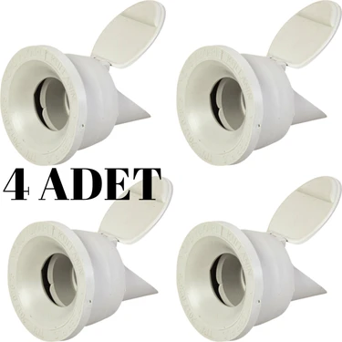 Desiphon Kuis 4 Adet Koku Önleyici Çekvalfli Adaptör Contaø50 Lavabo &