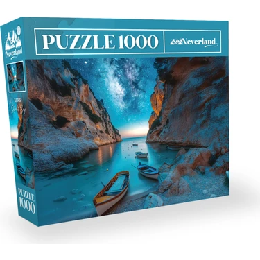 Blue Focus Neverland 1000 Parça-STARLIT BAY(Yıldızlı