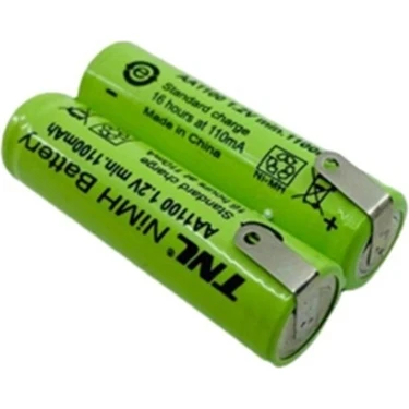 2.4V 1100MAH Aa Şarjlı Traş Makinesi