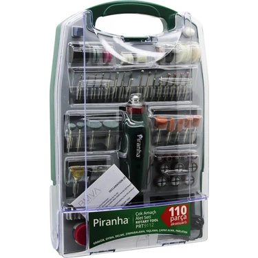 MiraLive 110 Pcs Mini Taşlama - Grınder Çok Amaçlı Set Elektrikli El Motoru Dc 12V  16000 Rpm