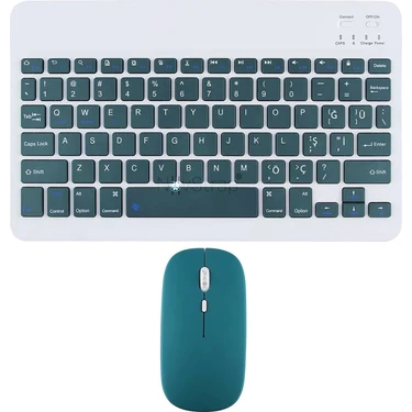Novstrap Ipad Air 13 Inç / Pro 13 (M3/m2) Çip 2025-2024 ile Uyumlu Bluetooth Klavye Mouse