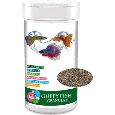 Pets Family Guppy Fısh Granulat