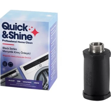 Quick&Shine Black Series Manyetik Kireç Önleyici 150 ml Uzun Süreli Koruma Sağlayan