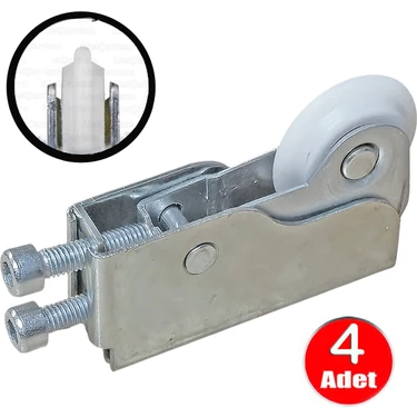 Küçük Vega Sürgülü Kapak Gardrop Tekerleği Makara Dolap Tekeri