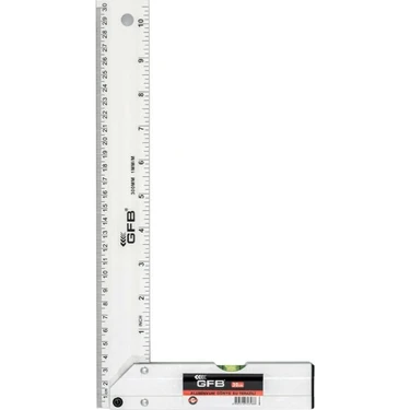 25CM Alüminyum Gönye Su Terazili