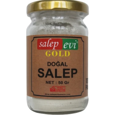 Gold Salepevi Salep Doğal Saf Katkısız Öğütülmüş Toz Sahlep İçimlik Ve Dondurma 50
