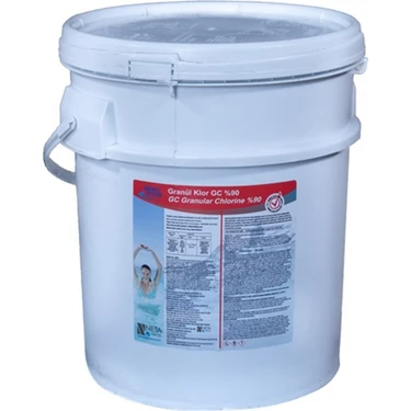 Deep Blue %90 Granül Klor 25 kg Açık Havuzlar için Hızla Çözünebilen Düşük Klor