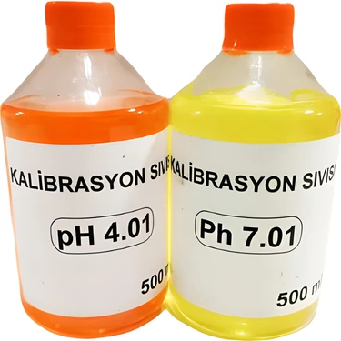 Topraksız Market Ph Metre Kalibrasyon Sıvısı 4.01 - 7.01 Ph Ölçüm Cihazı Kalibre