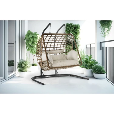 Tu Tienda Iki Kişilik Rattan Örgü