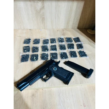 Boncuklu  22X15 cm Boncuk Atan Silah + 21 Paket