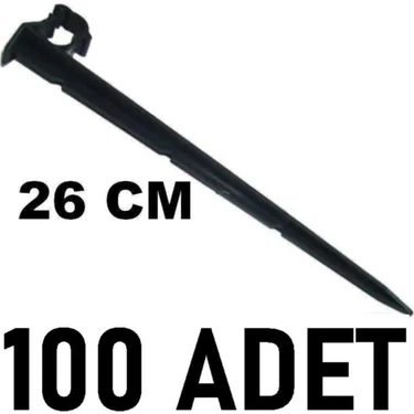 Mgf 100 Adet X Klipsli 26cm. 16mm.&20mm Damla Sulama Kazığı Parçası Aparatı Damlama Borusu