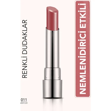 Sheer Up Yarı Saydam Renk Veren Nemlendirici Stick Parlak Ruj (011 Rosy Lust)