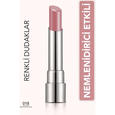 Flormar Sheer Up Yarı Transparan & Parlak Bitişli Nemlendirici Ruj (018 Enchanted Kiss)
