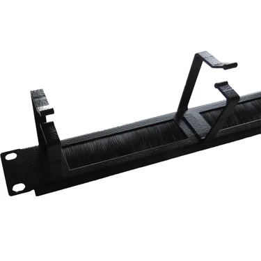 Kastap Rack Kabinet 1u 19'' 4 Kancalı Fırçalı Organizer Kablo