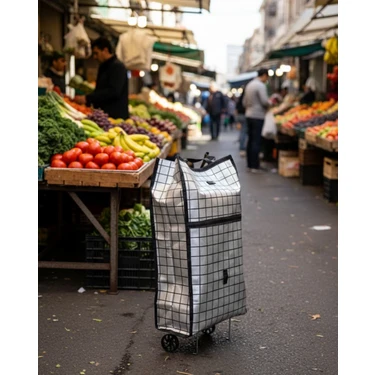 SHC4200 Ağır Yük Taşımaya Tekerlekli Market Pazar
