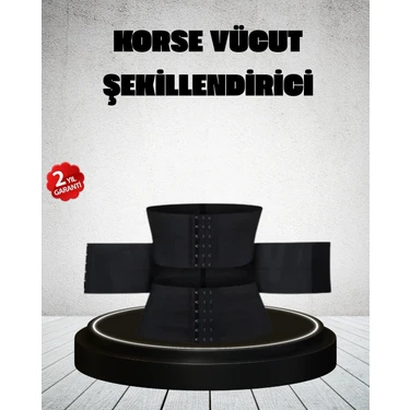 Vücut Şekillendirici Bel Sargısı Kaymaz Esnek Tasarım -