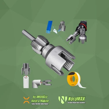 Noromax Nr-Idd 25MM Iç-Dış Plastik Boru Diş Açma