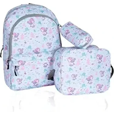 Polo Cambridge Club Okul Sırt Çantası 3 Lü Set Deniz Kızı 37 X 27 X 12Cm