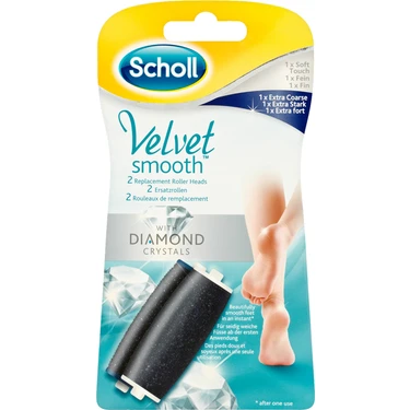 Scholl Velvet Smooth Orta Sert Deriler İçin 2'li Yedek Başlık