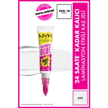 Brow Glue Crazy Lift Laminasyon Etikli Kaş