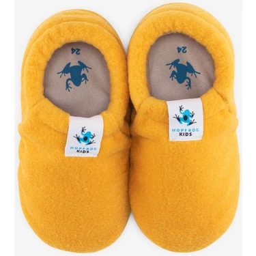 Polar Fleece Sarı Polar Barefoot Patik (Hediye