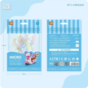 Renklime LZ8613 Loz Blok Oyuncak Mini Poşet
