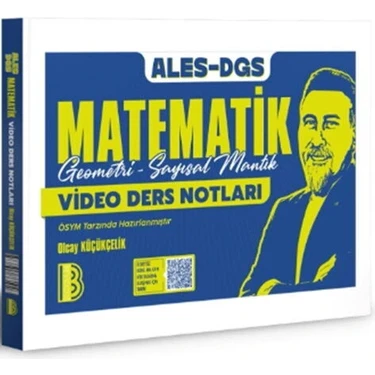 2026 Ales Dgs Matematik Geometri Sayısal Mantık Video Ders Notları Benim