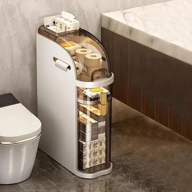 Electron Çok Amaçlı Banyo ve Çamaşır Odası Düzenleyici | Dar Alan Dikey