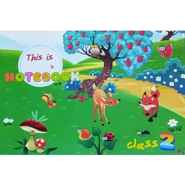 This Is Notebook Class 2 - 2. Sınıflar Için Ingilizce Not Defteri Karanfil