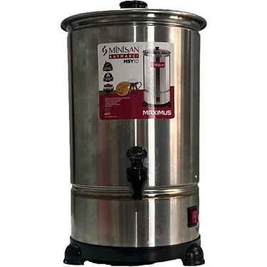 Minisan Kaymakçı Yayık Makinesi 10 Litre İki Kademeli Motor Paslanmaz Çelik Gövde ve