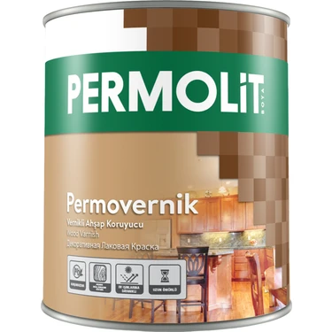 Permolit Permovernik Vernikli Ahşap Koruyucu 0,75L - 2,5l | Doğal Görünümlü Renkli Ahşap Koruma