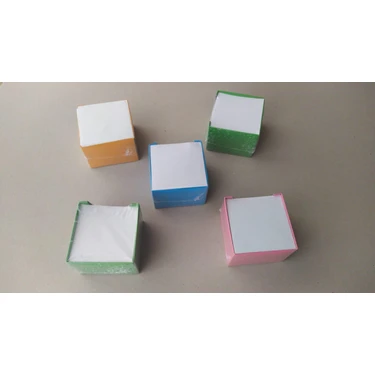 Saray 10 Adet Küp Not 500 Yaprak 9 x 9 x 7 cm Kağıt Küp Blok