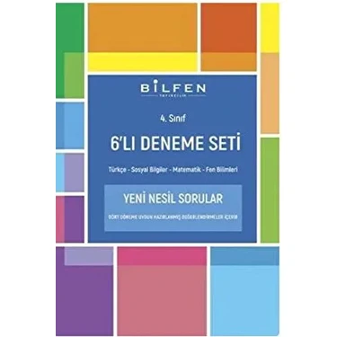4. Sınıf 6'lı Deneme Seti / Kolektif / Bilfen Yayıncılık /
