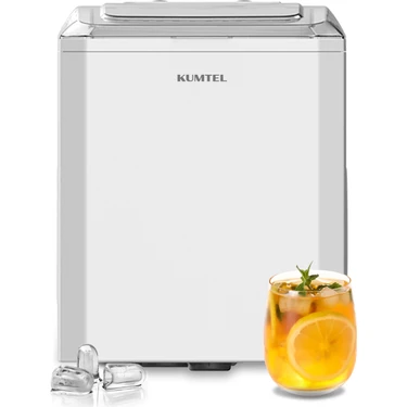 Kumtel Taşınabilir Otomatik Buz Makinesi Hım-02 12 KG Günlük Kapasite ile Hızlı Buz