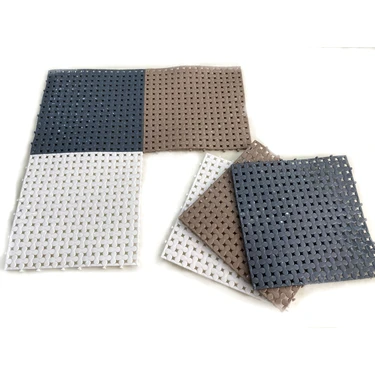 Bademler Halı Ortopedi Plastik Geçmeli Yer Karosu 33X33 Islak Zeminler Banyo Abdesthane Havuzkenarı