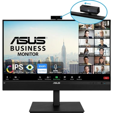 Asus BE27ACSBK 27" 5MS (DP HDMI USB-C MM) CERCEVESIZ,FLICKER-FREE,DUSUK MAVI ISIK Monitör 2K IPS
