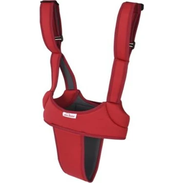 Sevi Bebe Bordo Pamuk Kumaş Ergonomik Bebek Yürüme Yardımcısı – Ayarlanabilir Yükseklik ve 360°
