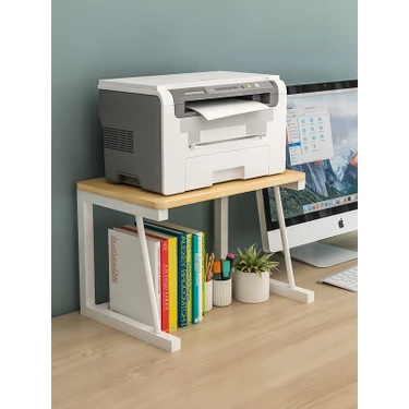 servetavcı Yazıcı Sehpası - Atlantik Çam Beyaz 45 x