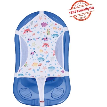 Sevi Bebe Desenli Havlu Bebek Banyo Filesi